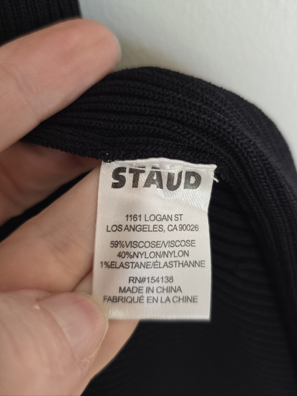 Staud Obsidian Knit Maxi Dress Black XL NWT New - Picture 12 of 13